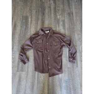 Brown Button Down Jacket